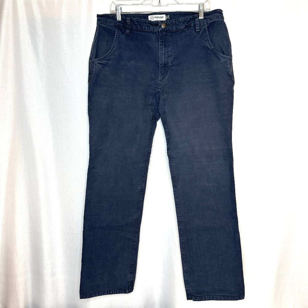Flylow Men’s Ditch Gray Pants Size XL Gorpcore Utility Gusseted‎ Hiking Climbing